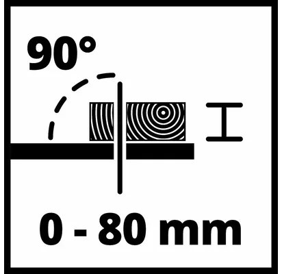 Stolová kotúčová píla Einhell TC-TS 1800W, Ø 254 mm