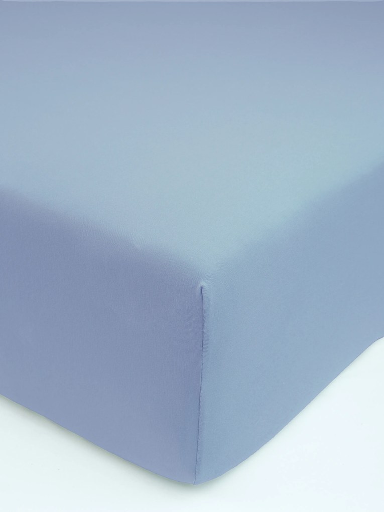 Jersey plachta s elastanom Deluxe 120 × 200 cm – svetlomodrá