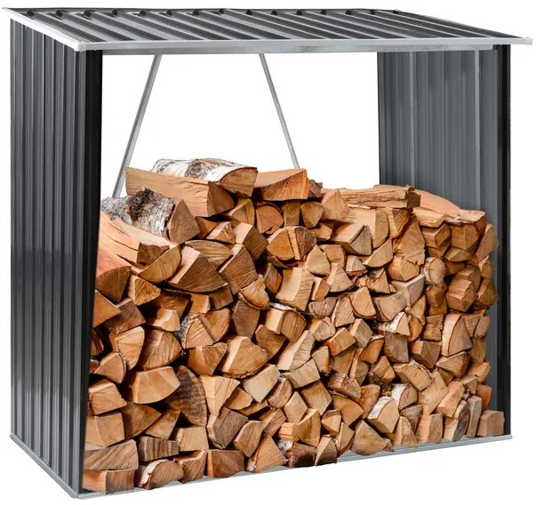 PARKSIDE® Kovový stojan na palivové drevo, 163 x 89 x 154 cm (100352678)