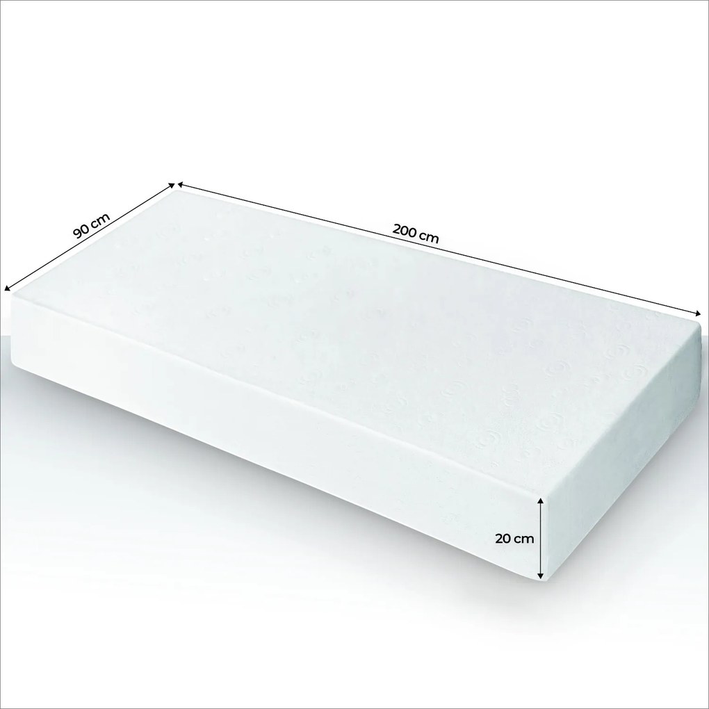 Laguna – 7-zónový taštičkový pružinový matrac 160 × 200 cm, tvrdosť H3