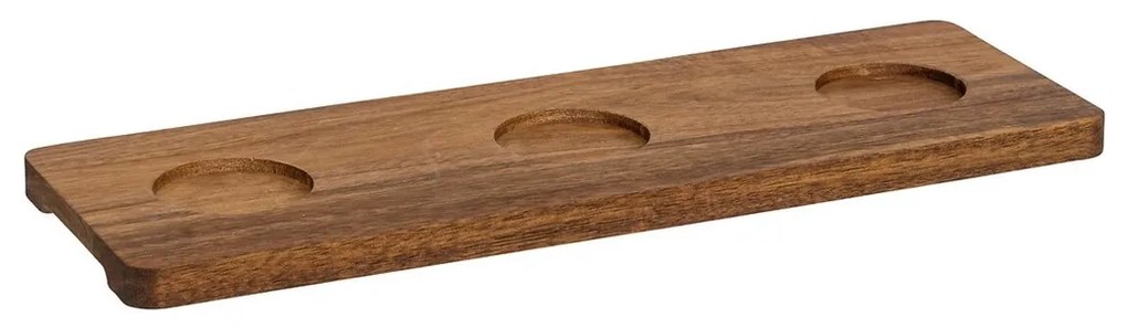 Kameninová servírovacia miska Acacia 37x12,5x6 cm sada 3ks