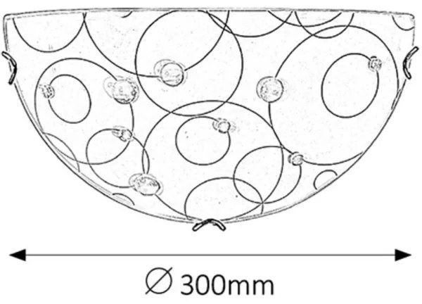 Rabalux 1960 - Nástenné svietidlo JOLLY 1xE27/60W/230V