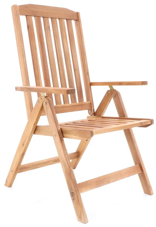 Záhradná stolička Kobe, hnedá