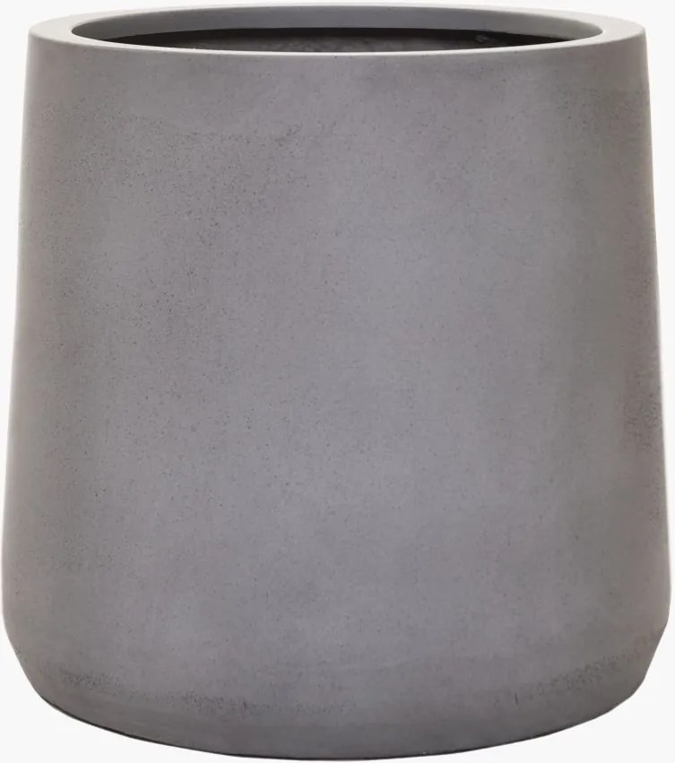 Kvetináč VEKRA, sklolaminát, výška 40 cm, betón-dizajn, šedý