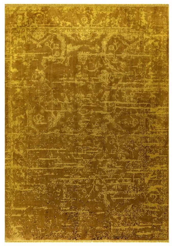 Žltý koberec Asiatic Carpets Abstract, 120 x 170 cm