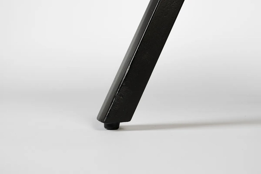 WL-Living Suri okrúhly stôl do obývačky - Čierna, 74 cm
