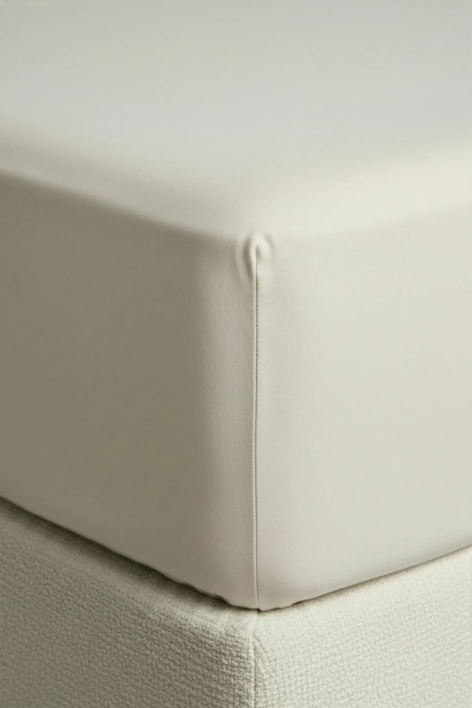 Plachta s gumičkou JERSEY krémová 180 g/m² Rozmer: 200x200x30 cm