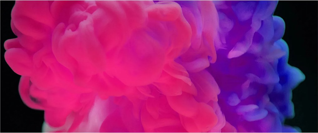 Obraz farebného dymu (120x50 cm)