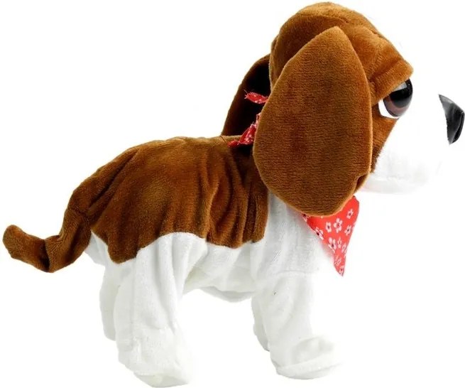 LEAN Toys Interaktívne štekanie psa pohybuje snímačmi chvosta