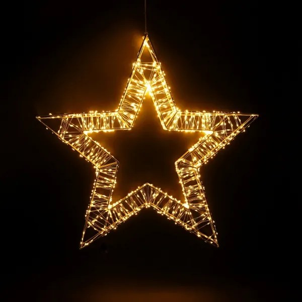 Brilagi - LED vonkajšia vianočná dekorácia LED/6W/230V IP44 50x48 cm hviezda