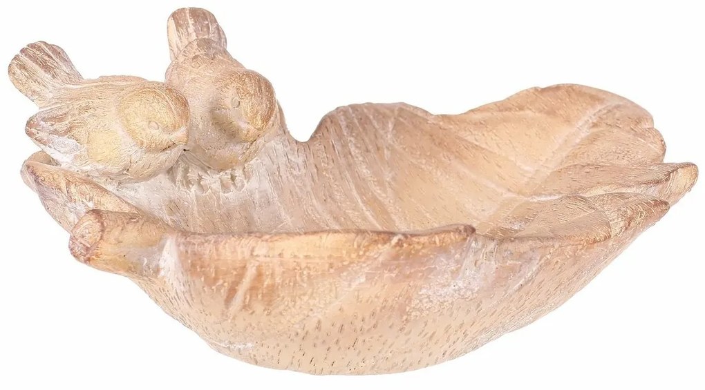Napájadlo pre vtáčiky List vtáčik, MgO keramika 21 x 18 x 7 cm
