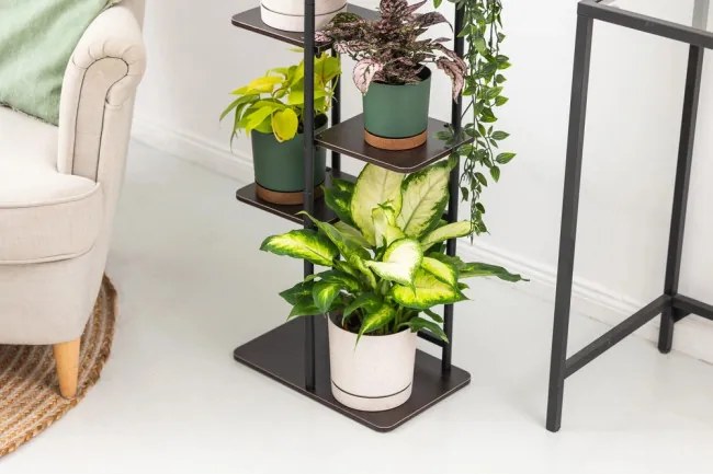 Stojan na kvety MONDO čierny