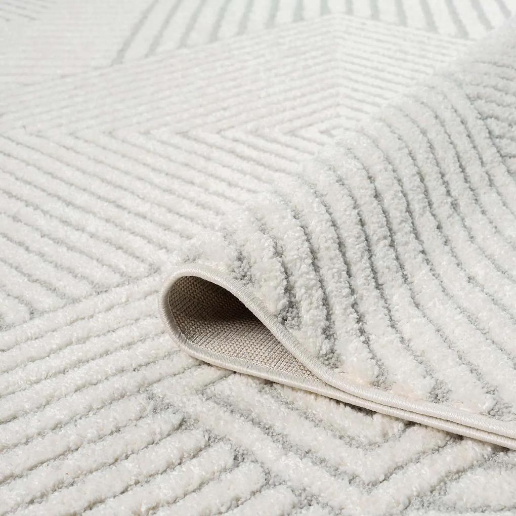 Dekorstudio Moderný koberec LOUNGE 0632 - sivý Rozmer koberca: 120x170cm