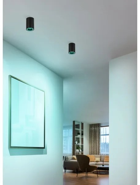 Eglo 901168 - LED RGBW Stmievateľné bodové svietidlo CAROSSO-Z LED/4,9W/230V čierna