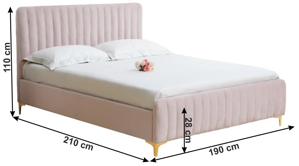 Manželská posteľ 180 cm- Tempo Kondela. Vlastná spoľahlivá doprava až k Vám domov. 1029702