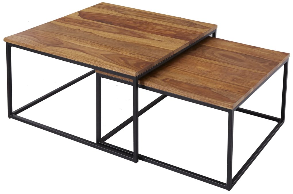 Konferenčný stolík Elements sada 2 stolíkov 65-75cm