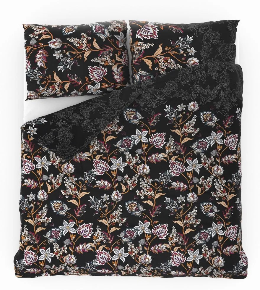 Saténové obliečky LUXURY COLLECTION 140x220, 70x90cm Glória hnedá