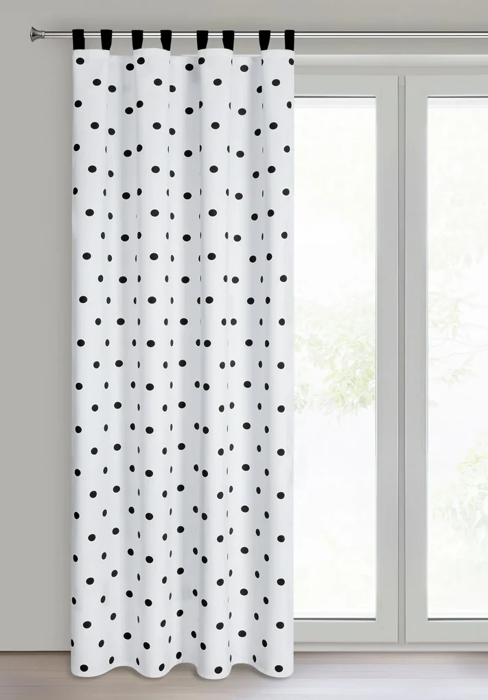 ZATEMŇOVACÍ ZÁVES NA PÚTKACH BUSA 140X270 CM VZOROVANÁ
