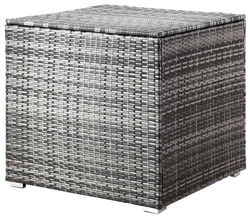 InternetovaZahrada Úložný box 75x75x70 cm - šedý