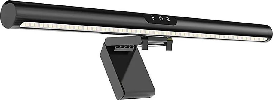 LED Stmievateľné dotykové osvetlenie monitora LED/5W/5V 3000-6000K 42 cm čierna