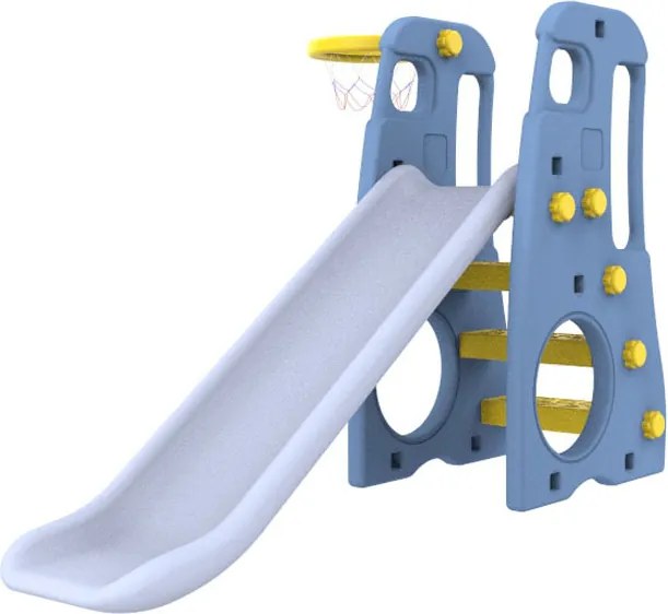 RAMIZ Záhradná šmykľavka s hojdačkou a basketbalovým košom ZOG.TB-201A