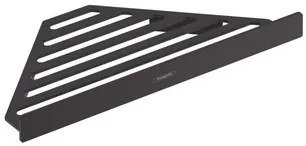 Hansgrohe AddStoris rohová polička vo farbe matná čierna 41741670