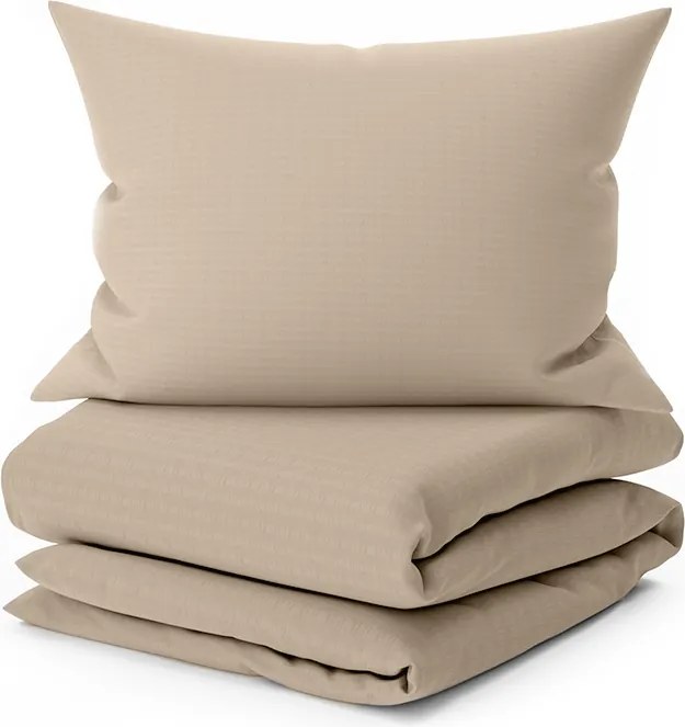 Krepové obliečky STANDO svetlohnedé Rozmer obliečky: 70 x 90 cm | 140 x 200 cm