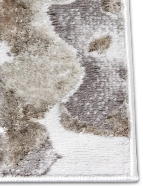 Koberec Hanse Home Shine Floral biely / sivý / hnedý