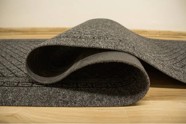 Protišmykový rohožkový behúň Way 402 sivý - Výpredaj