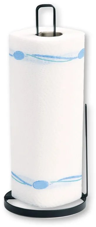 Kesper Držiak na kuchynské utierky, kovový čierny stojan