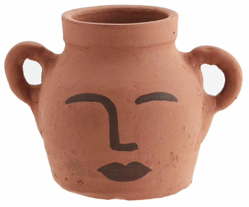 MADAM STOLTZ Keramická váza Clay Face