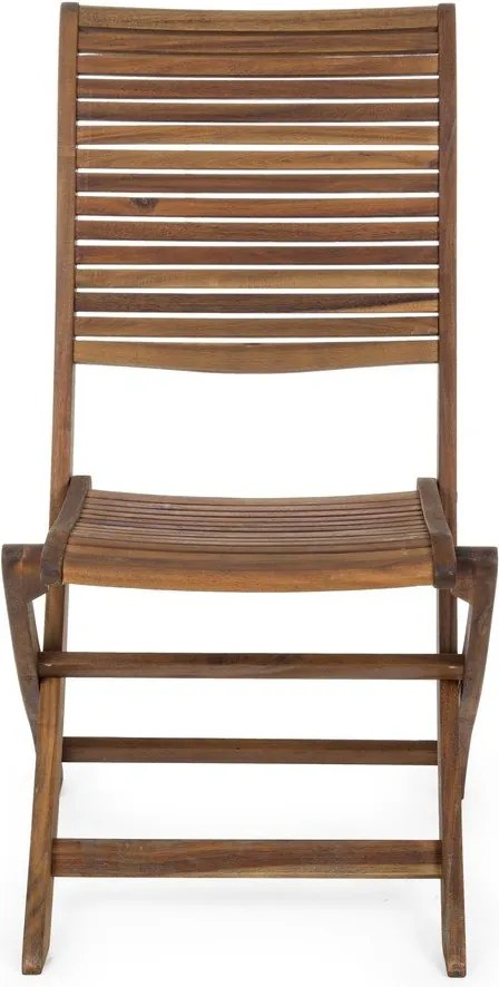 Drevená záhradná stolička v prírodnej farbe Noemi – Bizzotto