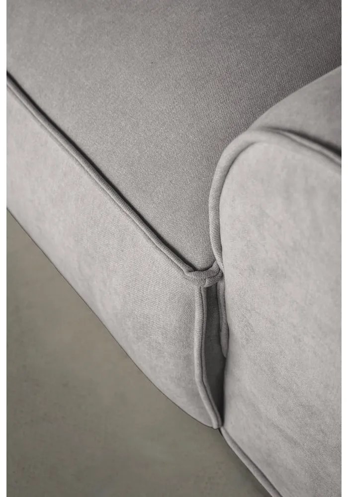 Svetlosivá rohová pohovka (pravý roh/do tvaru "U") Flex Felix – Miuform