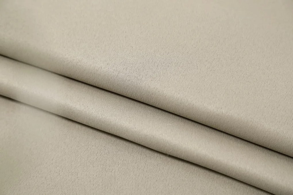 Záves OXFORD 140x250 cm, svetlobéžový Zavesenie: Kovové krúžky