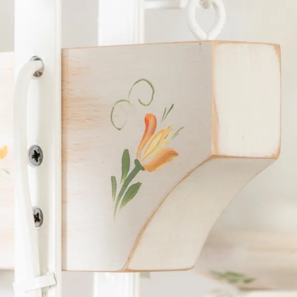 Brilagi - Luster na reťazi QUEEN 4xE14/40W/230V buk/krémová