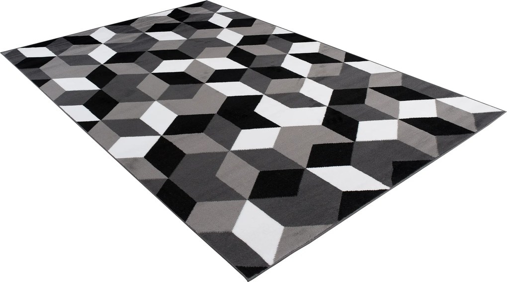 TA Koberec Q545A DARK GRAY MAYA PP EYM Sivý Obdĺžnikový Rozmer: 130x190 cm