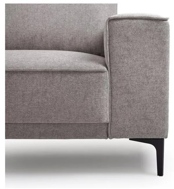 Sivá rohová pohovka (ľavý roh/do "U") Copenhagen – Scandic