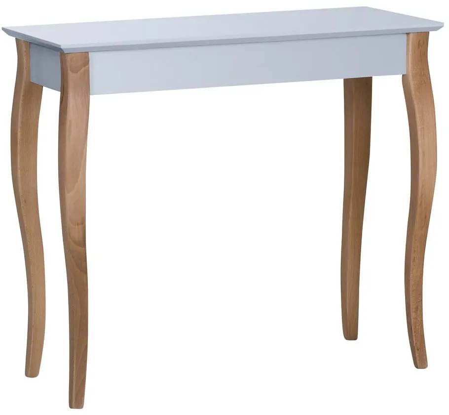 Svetlosivý odkladací stolík Ragaba Console, dĺžka 85 cm