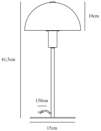 Nordlux - Stolná lampa ELLEN 1xE14/40W/230V