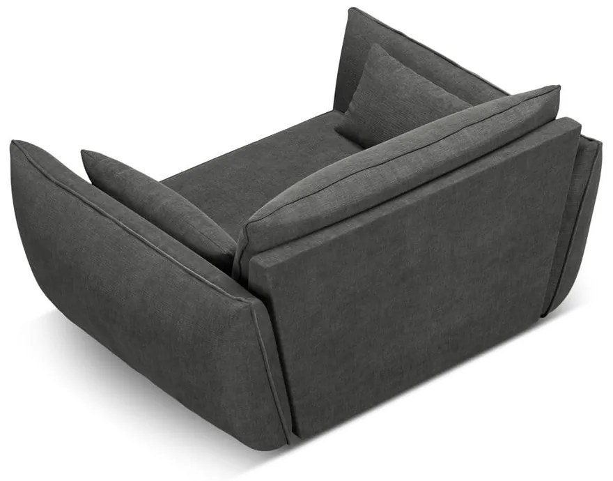 Sivé kreslo Vanda - Mazzini Sofas
