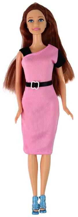 Lean Toys Bábika učiteľka s hnedými vlasmi a malou bábikou
