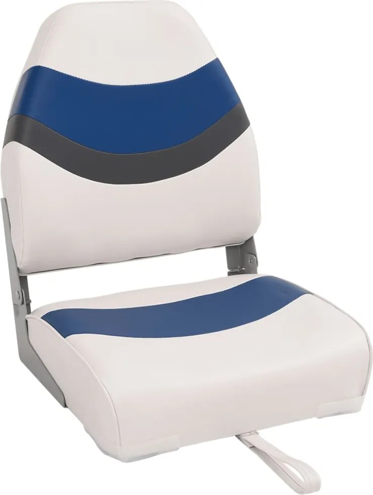 vidaXL Sedadlo do člna s vysokým operadlom skladacie 44x38x55 cm