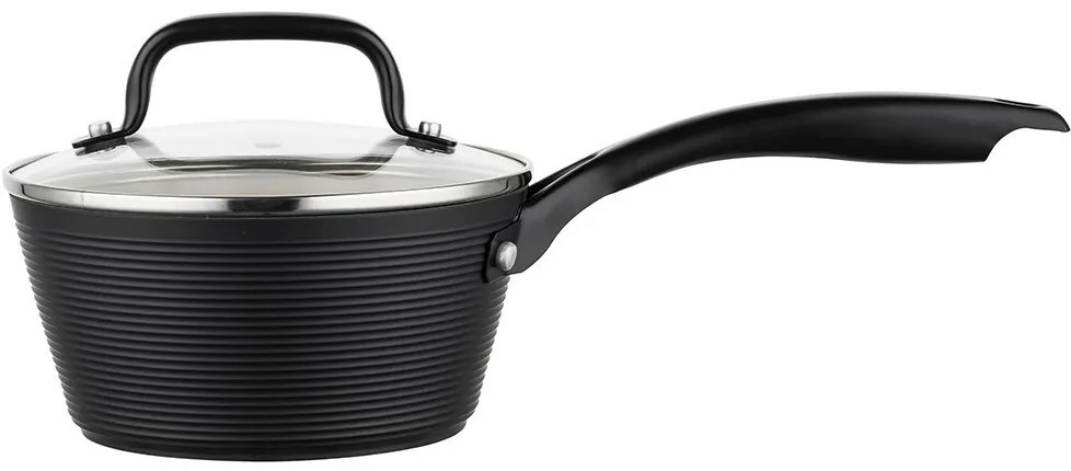 Florina Hliníková rajnica Carina Black 1 l, 16 cm