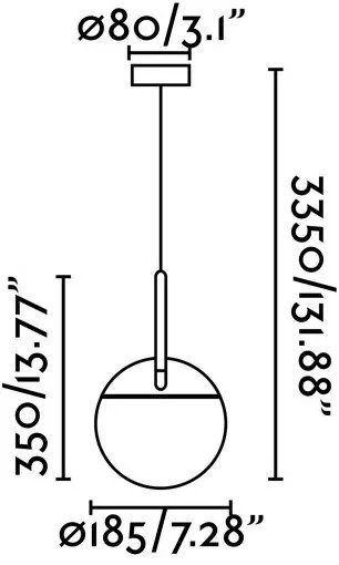 FARO 28210 - Luster na lanku MINE 1xE27/40W/230V