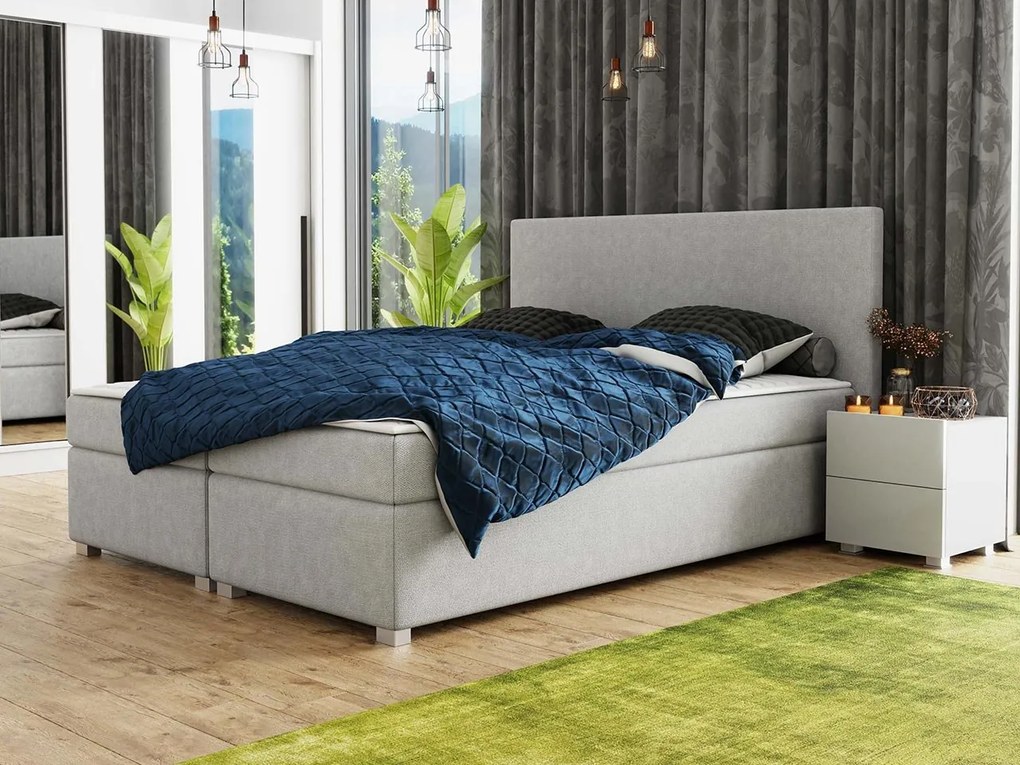 Kontinentálna posteľ Gilda, Rozmer postele: 140x200, Dostupné poťahy: Rico 03