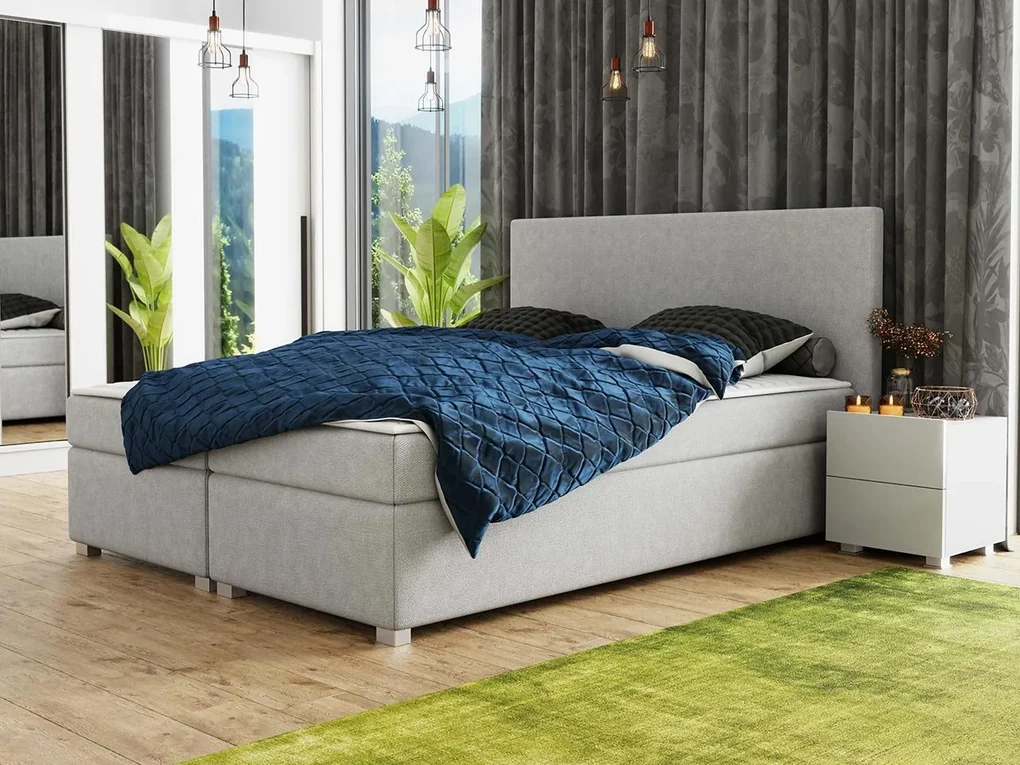 Kontinentálna posteľ Gilda, Rozmer postele: 160x200, Dostupné poťahy: Rico 20