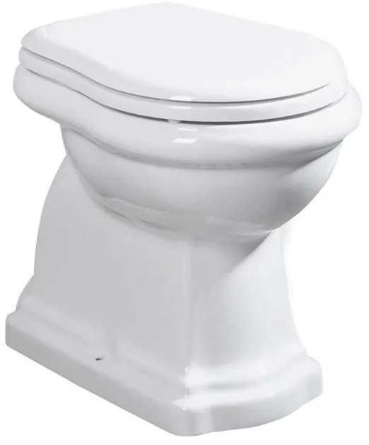 Kerasan Kerasan, RETRO WC misa 38,5x45x59cm, zadný odpad, 101101