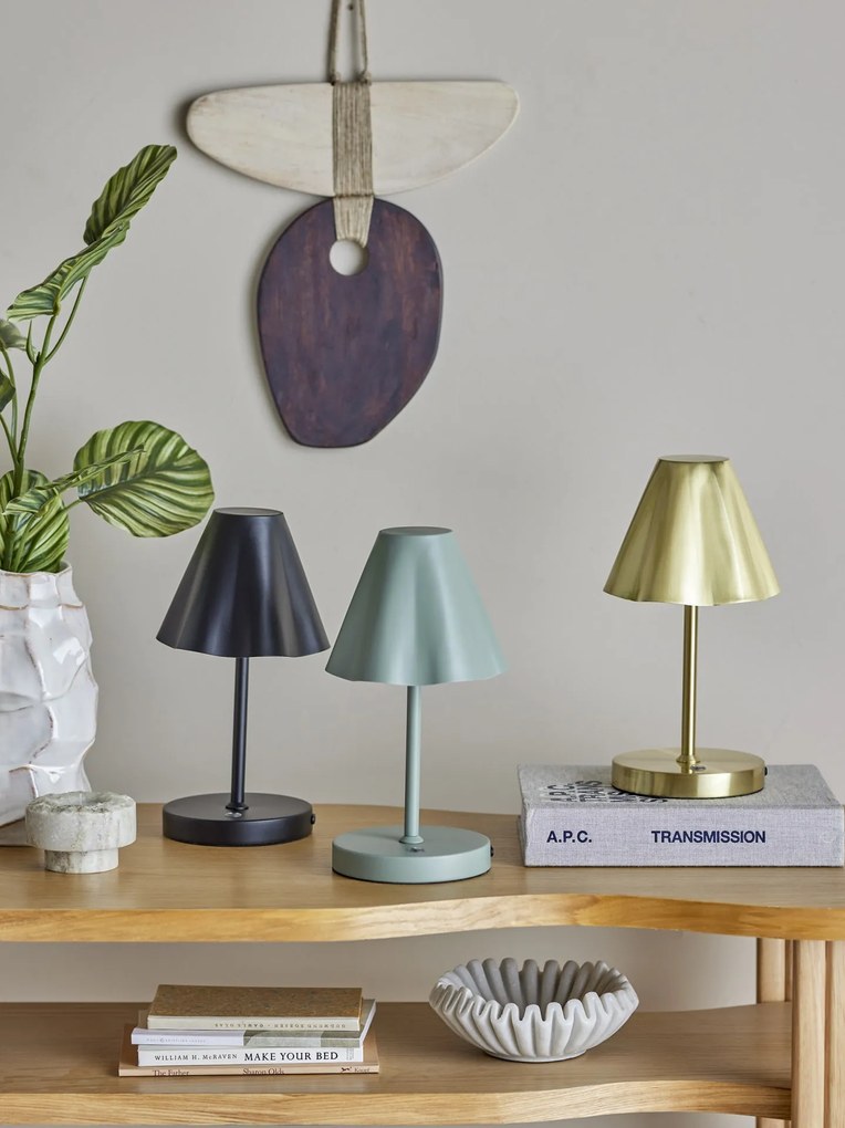 Bloomingville Stmievateľná LED lampa Lianna Black