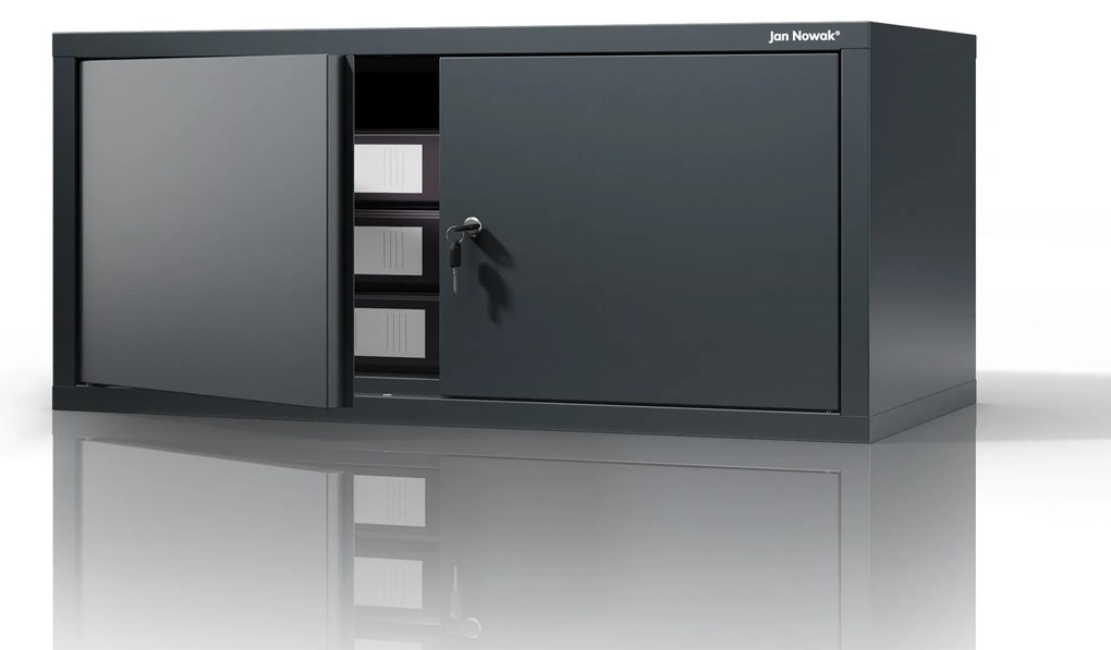 Nadstavec na skriňu antracitová, 800x380x400 mm: EWA