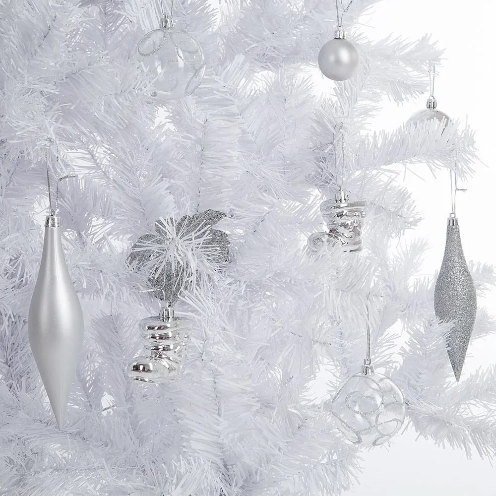 InternetovaZahrada Umelý vianočný stromček 180cm - biely